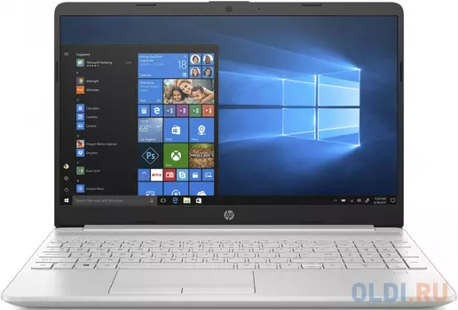 HP15-dw3002ur 15.6"(1920x1080 IPS)/Intel Core i5 1135G7(2.4Ghz)/16384Mb/512PCISSDGb/noDVD/Ext:GeForce MX350(2048Mb)/Cam/WiFi/41WHr/war 1y/Natural Silver +NSV C-deck /FreeDOS