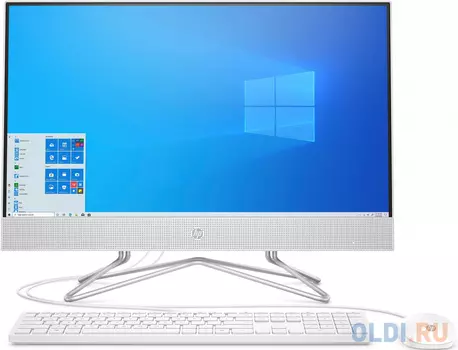 HP 22-df0149ur AiO 21.5"(1920x1080)/AMD Ryzen 5 3500U(2.1Ghz)/8192Mb/512SSDGb/noDVD/Int:AMD integrated graphics/Cam/WiFi/war 1y/Snow White/W11