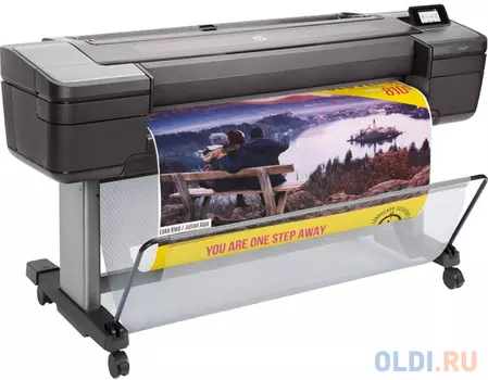 HP DesignJet Z6 PS Printer (44",6 colors, pigment ink, 2400x1200dpi,128 Gb(virtual),500 Gb HDD, GigEth/host USB type-A,stand,single sheet and roll feed,autocutter, PS, 1y warr)