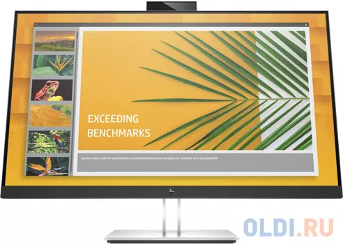 HP EliteDisplay E27d G4 QHD Docking Monitor 2560x1440, IPS, 300 cd/m2, 1000:1, 5ms, HDMI, DP, 100w USB Type-C, RJ-45, USB 3.1, Eye Ease, webcam, heigh