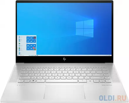 HP Envy 15-ep1031ur 15.6"(1920x1080 IPS)/Touch/Intel Core i5 11400H(2.7Ghz)/16384Mb/1024PCISSDGb/noDVD/Ext:GeForce RTX 3050(4096Mb)/Cam/BT/WiFi/83WHr/war 1y/Natural silver/WinHome + fingerprint