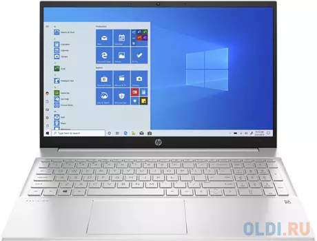 HP Pavilion 15-eh1051ur [4E1J8EA] Natural Silver 15.6" {FHD Ryzen 5 5500U/16Gb/512Gb SSD/W10}