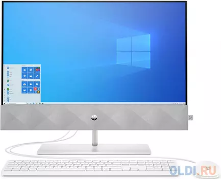 HP Pavilion 27-d1019ur AiO 27"(1920x1080)/Intel Core i5 11500T(1.5Ghz)/8192Mb/512SSDGb/noDVD/Ext:GeForce MX350(4096Mb)/Cam/WiFi/war 1y/White/W11 + kbd/mouse