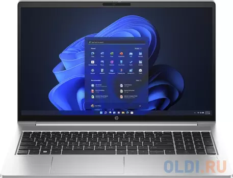 HP Probook 450 G10 Core i7-1355U 15.6 FHD (1920X1080) AG UWVA 16Gb DDR4 3200 ,512Gb SSD,51Wh LL,Backlit,1,8kg,1y,Silver DOS KB Eng/Rus