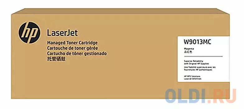 HP W9013MC Magenta Managed Original LaserJet Toner Cartridge