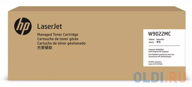 Тонер-картридж HP W9022MC 35000стр Желтый