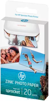 HP ZINK Sticky-Backed Photo Paper, 5x7.6 cm, 20 sheets