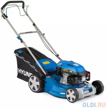 HYUNDAI [L 4620S] Бензиновая газонокосилка {Самоходная, двигатель Hyundai ICV145,4-х такт, 3.8 л.с./145 см3, Ширина среза 45,7 см, Высота среза 25-75