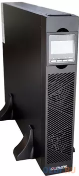 ИБП Ермак Онлайн стоечный 2U, 6000 ВА/6000 Вт, EPO, USB, RS-232, без внутр. АКБ, ШхГхВ 440х625х86.5мм., вес 16кг.