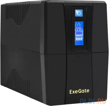ИБП Exegate Power Smart ULB-850.LCD.AVR.2SH.RJ.USB 850VA
