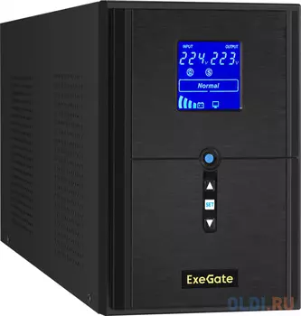 ИБП ExeGate SineTower SN-2000.LCD.AVR.3SH.1C13.RJ.USB