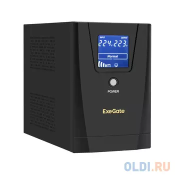 ИБП ExeGate SpecialPro Smart LLB-1500.LCD.AVR.6C13.RJ.USB 