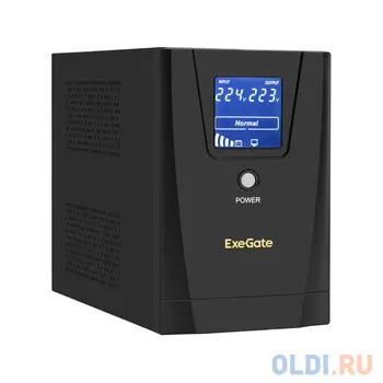 ИБП ExeGate SpecialPro Smart LLB-1600.LCD.AVR.2SH.3C13 