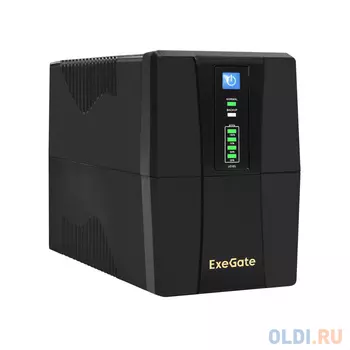ИБП ExeGate SpecialPro UNB-600.LED.AVR.2SH.RJ.USB 