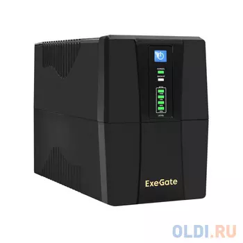 ИБП ExeGate SpecialPro UNB-800.LED.AVR.4C13.RJ.USB 