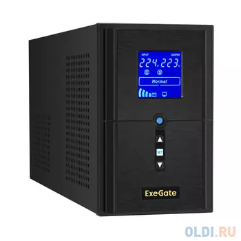 ИБП Exegate SineTower SN-1500.LCD.AVR.2SH.1C13.USB 1500VA