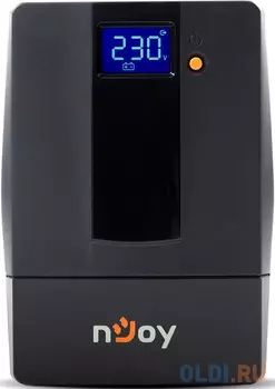ИБП nJOY UPS 600VA Horus Plus 600 (эфективная мощьность 360Вт, LCD, ,батарея 7 Ач, 2 евро розетки)