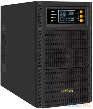 ИБП On-line ExeGate PowerExpert TL-3000.72V.LCD.AVR.3SH.USB.RS232.SNMP <3000VA/3000W, On-Line, PF=1, LCD, 3*Schuko, RS232, USB, SNMP-slot, встроенн