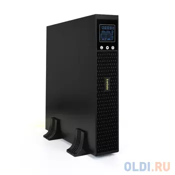 ИБП Pure Sine Wave ExeGate SinePower UHB-3000.LCD.AVR.1SH.4C13.RJ.USB.2U <3000VA/2400W, LCD, AVR, 1*Schuko+4*C13, RJ45/11, USB, Rackmount 2U/Tower,