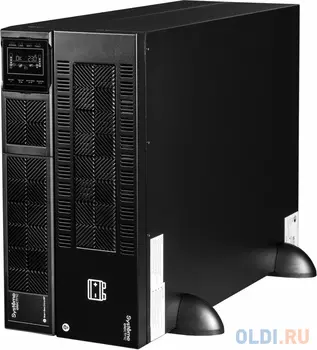 ИБП Systeme Electric Smart-Save Online SRT 6000 ВА, конвертируемый форм-фактор 5U, 230 В, 1:1, клеммный вход/выход, SmartSlot, LCD, USB HID, SNMP карт