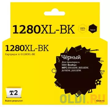 IC-B1280XL-BK Картридж T2 для Brother MFC-J5910DW/J6510DW/J6710DW/J6910DW, черный