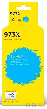 IC-HF6T81AE Картридж T2 №973X для HP PageWide Pro 452dw/Pro 477dw, голубой, с чипом, пигментный