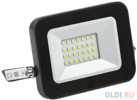 Iek LPDO601-20-65-K02 Прожектор СДО 06-20 светодиодный черный IP65 6500 K IEK