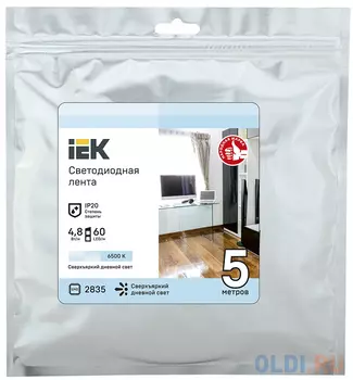 IEK LSR1-2-060-20-3-05 Лента LED 5м LSR-2835W60-4,8-IP20-12В