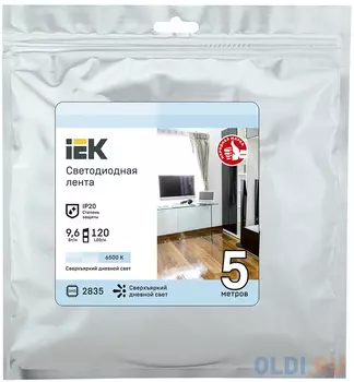 IEK LSR1-2-120-20-3-05 Лента LED 5м LSR-2835W120-9,6-IP20-12В