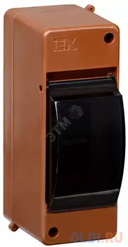 IEK MKP42-N-02-30-20-D Бокс с прозр.крышкой КМПн 2/2 для 2-х авт.выкл. (Дуб)