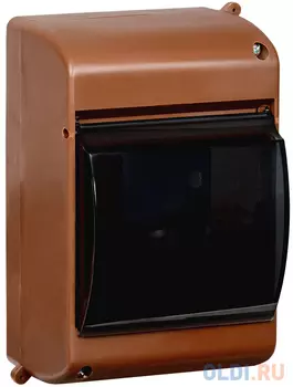 IEK MKP42-N-04-30-12-D Бокс с прозр.крышкой КМПн 2/4 для 4-х авт.выкл. (Дуб)