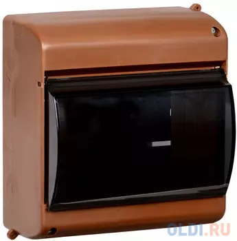 IEK MKP42-N-06-30-09-D Бокс с прозр.крышкой КМПн 2/6 для 6-х авт.выкл. (Дуб)