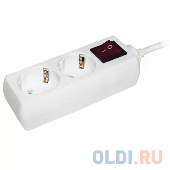 Iek WYP10-16-02-05-ZK-N Удлинитель У02К-выкл. 2 места 2Р+РЕ/5 метров 3х1мм2 16А/250 IEK