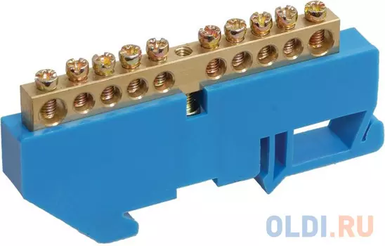 Iek YNN10-69-10D-K07 Шина N "ноль" на DIN-изол ШНИ-6х9-10-Д-С ИЭК