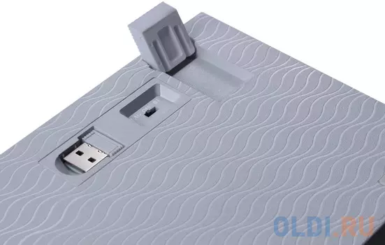 Игровая беспроводная клавиатура REDRAGON VEIGAR бело-голубая (USB, Bluetooth, 2.4G, Redragon white, 94 кл ., RGB подсветка, 1900 мА)