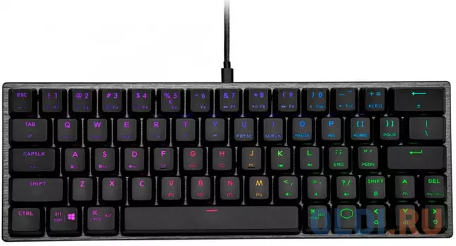 Игровая клавиатура/ Cooler Master Keyboard SK620/Black/TTC Low Brown/RU