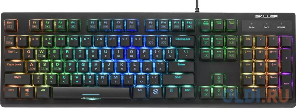Игровая клавиатура Sharkoon Shark Skiller Mech SGK30 (Kailh blue switches, RGB подсветка, USB)