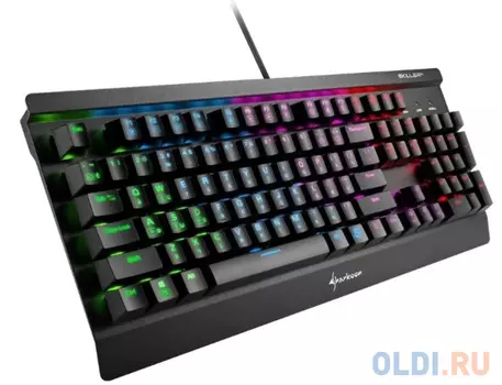 Игровая клавиатура Sharkoon Shark Skiller Mech SGK3 (Kailh Red switches, RGB подсветка, USB)