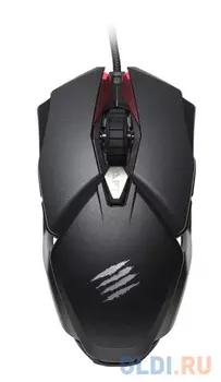 Игровая мышь Mad Catz B.A.T. 6+ чёрная (PMW3389, Mad Catz DAKOTA Switch, USB, 8 кнопок, 16000 dpi, RGB подсветка)