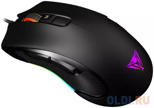 Игровая мышь Patriot Viper V550 (PixArt 3325, Omron, 9 кнопок, 5000 dpi, RGB подсветка, USB)