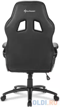 Игровое кресло Sharkoon Shark Skiller SGS1 чёрное (синтетическая кожа, регулируемый угол наклона, механизм качания)