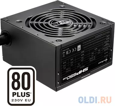 Игровой Блок питания Sharkoon SHP650 V2 чёрный (650 Вт, 80 Plus Bronze, White 230V EU, 120 мм вентилятор)