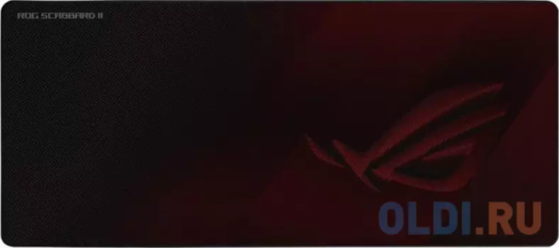 Игровой коврик для мыши ASUS ROG Scabbard II (900 x 400 x 3 mm, резина, тканый материал, cиликон, 90MP0210-BPUA00)