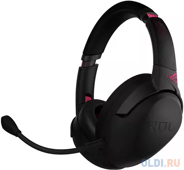 Игровые беспроводные наушники ASUS Strix Go 2.4 Electro Punk (USB, 40 мм неодимовые магниты, 32 Ом, 20 ~ 20000 Гц, микрофон, 2,4 ГГц, 1800 мА.ч, 90YH02P1-B3UA00)