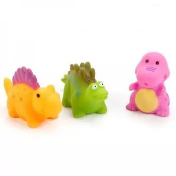 ИГРУШКИ ДЛЯ ВАННОЙ "ИГРАЕМ ВМЕСТЕ" 3 ДРАКОНА В СЕТКЕ (РУСС. УП.) в кор.2*120шт