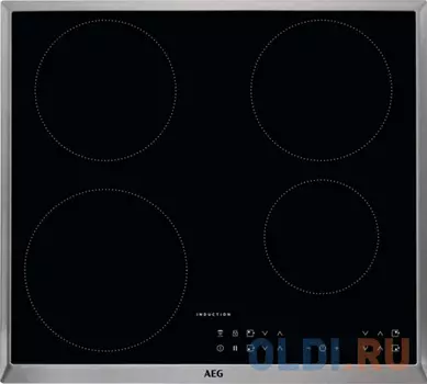 Варочная панель индукционная AEG IKB64301XB черный/нержавеющая сталь