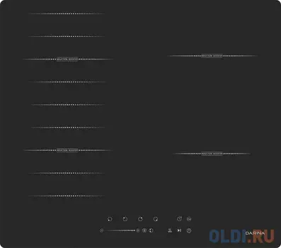 Варочная панель индукционная DARINA 6Р9 ЕI 304 B черный