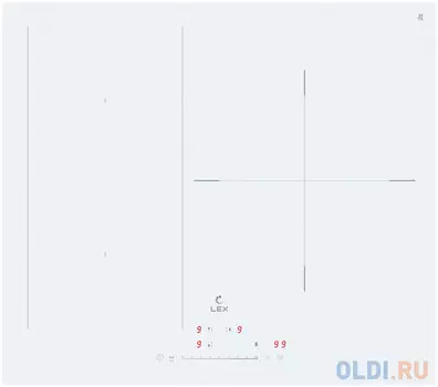 Индукционная варочная поверхность Lex EVI 631A WH белый
