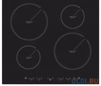 Индукционная варочная поверхность Midea MIH64412 черный