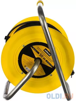 Inforce Удлинитель силовой на катушке К4-О-50 ПВС 2x0.75 50м, 10А, 4 встр. розетки б/з 24050